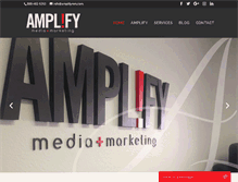 Tablet Screenshot of amplifymm.com